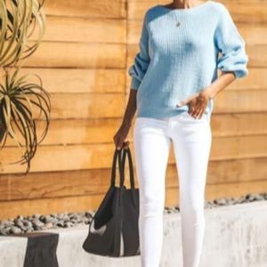 Powder Blue Cashmere Vince Sweater